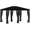 Image de Vidaxl Tonnelle Avec Moustiquaire 3x4 M Anthracite Acier