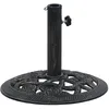 Image de Vidaxl Socle De Parasol Noir Et Bronze 9 Kg 40 Cm Fonte