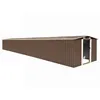 Image de Vidaxl Abri De Jardin Marron 257x990x181 Cm Acier GalvanisÃ©