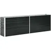 Image de Vidaxl Lit SurÃ©levÃ© De Jardin Acier GalvanisÃ© 240x40x77 Cm Anthracite