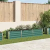 Image de Lit SurÃ©levÃ© De Jardin Acier GalvanisÃ© 240x40x45 Cm Vert