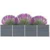 Image de Vidaxl JardiniÃ¨re 320x40x77 Cm Acier GalvanisÃ© Gris