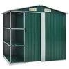 Image de Abri De Jardin Avec ÃtagÃ¨re Vert 205x130x183 Cm Fer