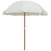 Image de vidaXL Parasol avec mÃ¢t en acier 240 cm Sable