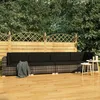 Image de Salon De Jardin 4 Pcs Avec Coussins RÃ©sine TressÃ©e Gris