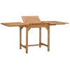 Image de Table Extensible De Jardin (110-160)X80x75 Cm Teck Solide
