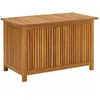 Image de Vidaxl Lit SurÃ©levÃ© 100x40x72 Cm Bois De Teck RecyclÃ© Et Acier