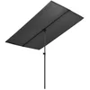 Image de Vidaxl Parasol De Jardin Avec MÃ¢t En Aluminium 2x1,5 M Anthracite