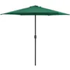 Image de Vidaxl Parasol De Jardin Et MÃ¢t En Aluminium 270x246 Cm Vert