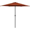 Image de Vidaxl Parasol D'extÃ©rieur Et MÃ¢t En Aluminium 270x246 Cm Terre Cuite
