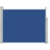 Image de Auvent LatÃ©ral RÃ©tractable De Patio 140x500 Cm Bleu