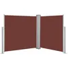 Image de Vidaxl Auvent LatÃ©ral RÃ©tractable Marron 120 X 600 Cm