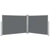 Image de Vidaxl Auvent LatÃ©ral RÃ©tractable Anthracite 100 X 1000 Cm