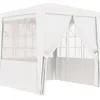 Image de Vidaxl Tente De RÃ©ception Avec Parois LatÃ©rales 2x2 M Blanc 90 G/MÂ²