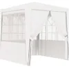 Image de Vidaxl Tente De RÃ©ception Avec Parois LatÃ©rales 2,5x2,5m Blanc 90 G/MÂ²