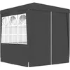 Image de Vidaxl Tente De RÃ©ception Et Parois LatÃ©rales 2x2 M Anthracite 90 G/MÂ²