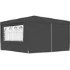 Image de Vidaxl Tente De RÃ©ception Et Parois LatÃ©rales 4x4 M Anthracite 90 G/MÂ²