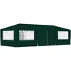 Image de Vidaxl Tente De RÃ©ception Avec Parois LatÃ©rales 4x9 M Vert 90 G/M?
