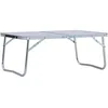 Image de Vidaxl Table Pliable De Camping Blanc Aluminium 60x40 Cm