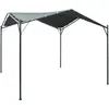 Image de Vidaxl Auvent Tente BelvÃ©dÃ¨re 3x3 M Acier Anthracite