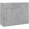 Image de vidaXL Buffet Gris bÃ©ton 88x30x70 cm AgglomÃ©rÃ©