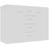 Image de vidaXL Buffet Blanc 88x30x65 cm AgglomÃ©rÃ©