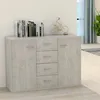 Image de vidaXL Buffet Gris bÃ©ton 88x30x65 cm Bois d'ingÃ©nierie