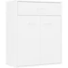 Image de vidaXL Buffet Blanc 60 x 30 x 75 cm AgglomÃ©rÃ©