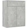 Image de Buffet Gris bÃ©ton 60 x 30 x 75 cm AgglomÃ©rÃ© - VidaXL