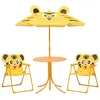 Image de Jeu de bistro avec parasol pour enfants 3 pcs Jaune