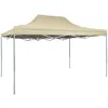 Image de Vidaxl Tente De RÃ©ception Pliable Professionnelle 3x4 M Acier CrÃ¨me