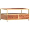 Image de vidaXL Table basse 90 x 50 x 40 cm Bois d'acacia massif