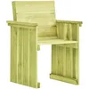 Image de Vidaxl Chaise De Jardin Bois De Pin ImprÃ©gnÃ©