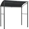 Image de Vidaxl BelvÃ©dÃ¨re De Barbecue 215x150x220 Cm Anthracite Acier