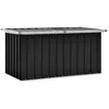Image de Vidaxl BoÃ®te De Rangement De Jardin Anthracite 129x67x65 Cm