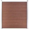 Image de ClÃ´ture De Jardin Wpc 180x186 Cm Marron