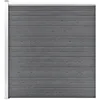 Image de Vidaxl ClÃ´ture De Jardin Wpc 175x186 Cm Gris