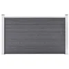 Image de Vidaxl ClÃ´ture De Jardin Wpc 180x105 Cm Gris