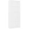 Image de vidaXL BibliothÃ¨que Ã  5 niveaux Blanc 80x30x189 cm AgglomÃ©rÃ©