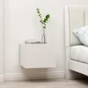 Image de Tables de chevet 2 pcs Blanc 40 x 30 x 30 cm AgglomÃ©rÃ©