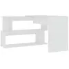 Image de Bureaux VidaXL  Bureau  Bois d'ingénierie Blanc Rotatif P31600651