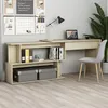 Image de Vidaxl Bureau D'angle ChÃªne Sonoma 200x50x76 Cm AgglomÃ©rÃ©