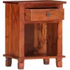 Image de vidaXL Table de chevet 40 x 30 x 50 cm Bois d'acacia massif