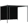 Image de Vidaxl Pergola De Jardin Avec Toit RÂ¿Â¿Tractable 3x3 M Anthracite