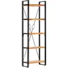 Image de vidaXL BibliothÃ¨que Ã  5 niveaux 60x30x180 cm Bois d'acacia solide