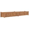 Image de Vidaxl Lit SurÃ©levÃ© 200x30x25 Cm Bois De Teck Solide