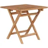 Image de Vidaxl Table Pliable De Jardin 45x45x45 Cm Bois De Teck Solide
