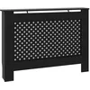 Image de vidaXL Cache-radiateur noir 112x19x81,5 cm MDF