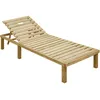 Image de Vidaxl Chaise Longue Bois De Pin ImprÃ©gnÃ©