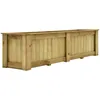 Image de Vidaxl JardiniÃ¨re SurÃ©levÃ©e 196x50x50 Cm Bois De Pin ImprÃ©gnÃ©